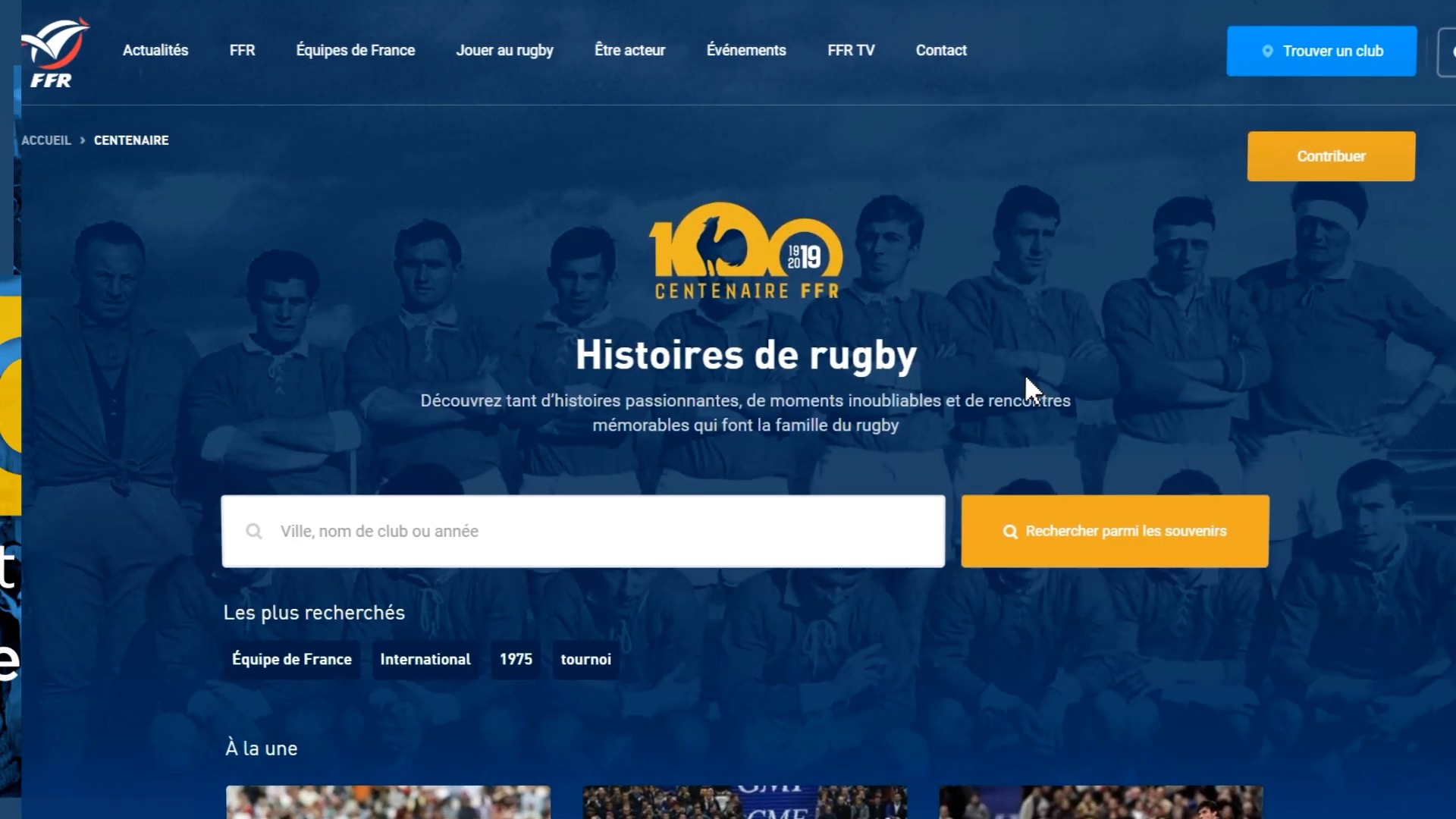 Histoires de rugby !